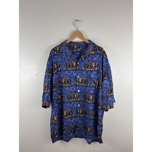 CSD Luxurywear Golf Novelty Button Up Shirt Vintage Style